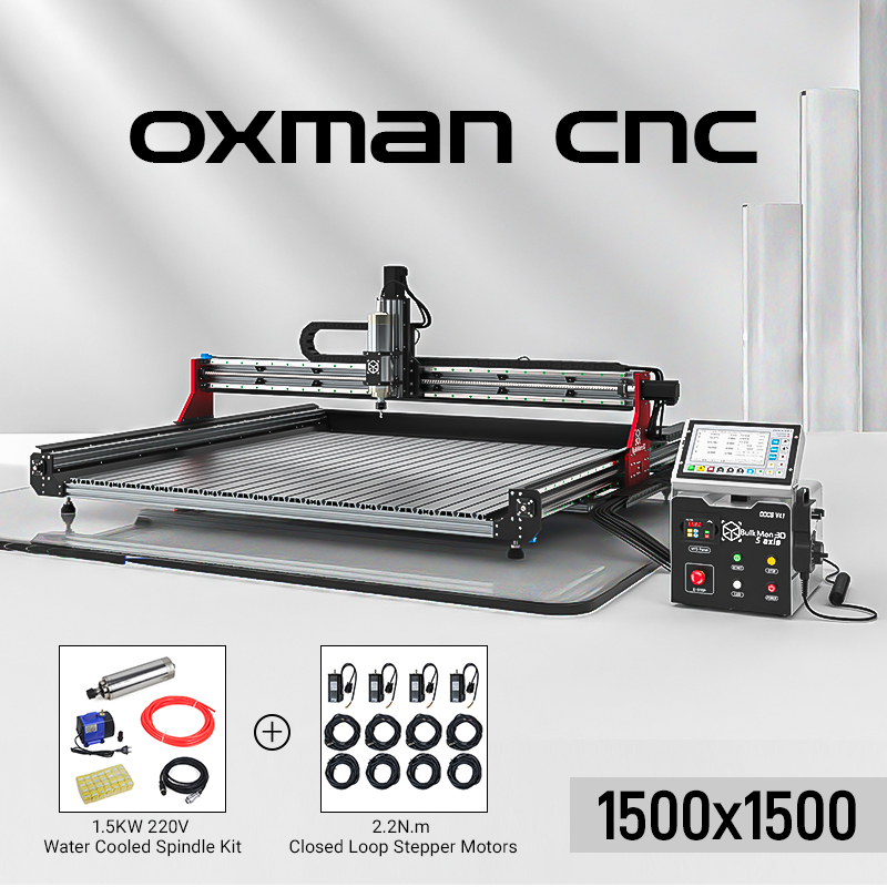 BulkMan3D 1500x1500 OX MAN CNC – Ddcs V4.1 4 Axis Cnc Offline Controller recenzja i cena
